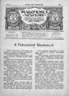 Wiadomości Skautowe 1916, Nr 7