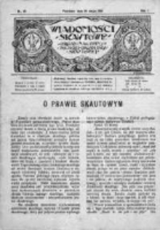 Wiadomości Skautowe 1916, Nr 10