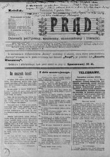 Prąd : dziennik polityczny, społeczny, ekonomiczny i literacki 7 grudzień R. 5. 1914 nr 2