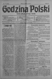 Godzina Polski : dziennik polityczny, społeczny i literacki 6 marzec 1917 nr 63