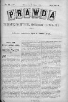 Prawda. Tygodnik polityczny, społeczny i literacki 1908, Nr 30