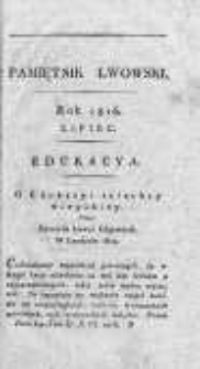 Pamiętnik Lwowski 1816, T.2, Nr 7