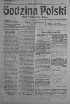 Godzina Polski : dziennik polityczny, społeczny i literacki 10 marzec 1917 nr 67