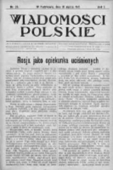Wiadomości Polskie 1 1914-1915, Nr 23