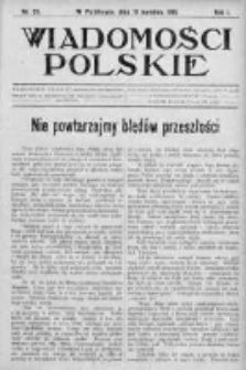 Wiadomości Polskie 1 1914-1915, Nr 25