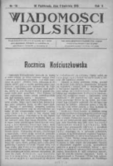 Wiadomości Polskie 2 1915-1916, Nr 70