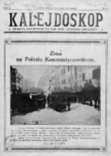 Kalejdoskop. Dodatek ilustrowany do "Dziennika Łódzkiego" 1932, R. 2, Nr 2