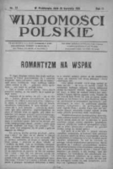 Wiadomości Polskie 2 1915-1916, Nr 72