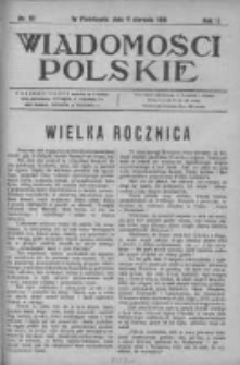 Wiadomości Polskie 2 1915-1916, Nr 88