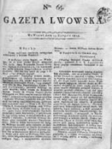Gazeta Lwowska 1815 II, Nr 65
