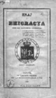 Kraj i Emigracja. Zbiór pism politycznych i wojskowych Rok 1839, Z. 9