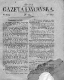 Gazeta Lwowska 1821 II, Nr 75