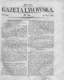 Gazeta Lwowska 1821 II, Nr 82