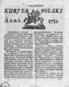 Kuryer Polski 1752, Nr 809
