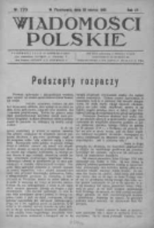 Wiadomości Polskie 4 1918-1919, Nr 170