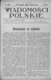 Wiadomości Polskie 4 1918-1919, Nr 203