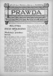 Prawda. Tygodnik polityczny, społeczny i literacki 1912, Nr 28