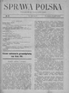 Sprawa Polska. Tygodnik polityczny 1916, R. 2, Tom II, Nr 39