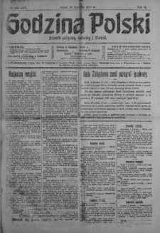 Godzina Polski : dziennik polityczny, społeczny i literacki 20 kwiecień 1917 nr 106