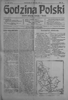 Godzina Polski : dziennik polityczny, społeczny i literacki 23 kwiecień 1917 nr 109