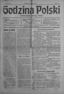 Godzina Polski : dziennik polityczny, społeczny i literacki 6 maj 1917 nr 122