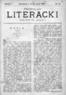 Przegląd Literacki. Dodatek do "Kraju" tygodnika polityczno-społecznego wydawanego w Petersburgu od roku 1882. 1889, nr 10