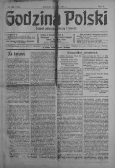 Godzina Polski : dziennik polityczny, społeczny i literacki 13 maj 1917 nr 129