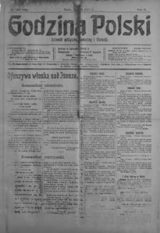 Godzina Polski : dziennik polityczny, społeczny i literacki 16 maj 1917 nr 132