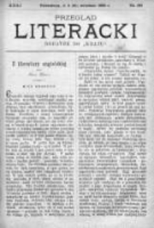 Przegląd Literacki. Dodatek do "Kraju" tygodnika polityczno-społecznego wydawanego w Petersburgu od roku 1882. 1889, nr 36