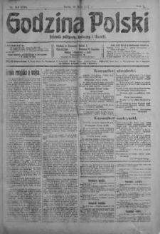 Godzina Polski : dziennik polityczny, społeczny i literacki 30 maj 1917 nr 145