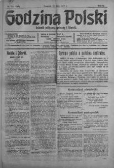 Godzina Polski : dziennik polityczny, społeczny i literacki 31 maj 1917 nr 146