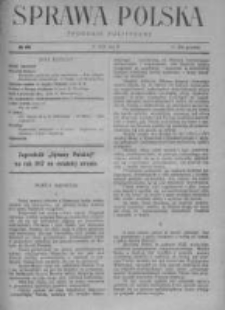 Sprawa Polska. Tygodnik polityczny 1916, R. 2, Tom II, Nr 50
