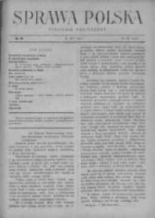 Sprawa Polska. Tygodnik polityczny 1917, R. 3, Tom I, Nr 10