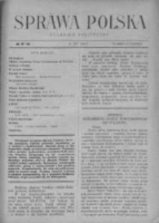 Sprawa Polska. Tygodnik polityczny 1917, R. 3, Tom I, Nr 11-12