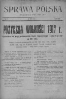 Sprawa Polska. Tygodnik polityczny 1917, R. 3, Tom I, Nr 17