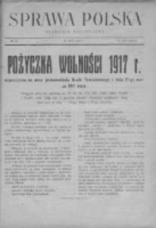Sprawa Polska. Tygodnik polityczny 1917, R. 3, Tom I, Nr 22