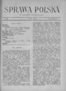 Sprawa Polska. Tygodnik polityczny 1917, R. 3, Tom II, Nr 38