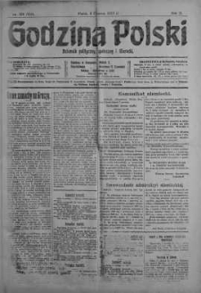 Godzina Polski : dziennik polityczny, społeczny i literacki 8 czerwiec 1917 nr 154