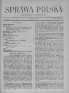 Sprawa Polska. Tygodnik polityczny 1917, R. 3, Tom II, Nr 48
