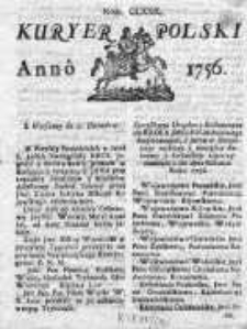 Kuryer Polski 1756, Nr 180