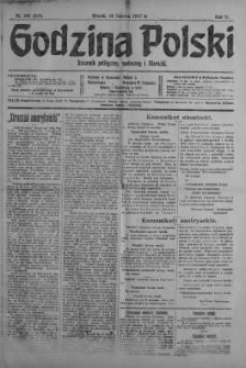 Godzina Polski : dziennik polityczny, społeczny i literacki 12 czerwiec 1917 nr 158