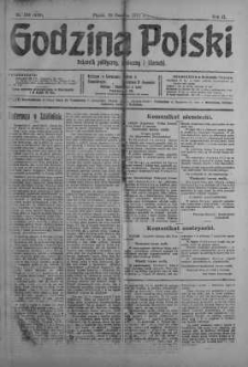 Godzina Polski : dziennik polityczny, społeczny i literacki 22 czerwiec 1917 nr 168