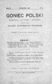 Goniec Polski : czasopismo polityczne i społeczne 1903, Nr 4
