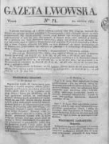Gazeta Lwowska 1837 z dodatkiem, Nr 71