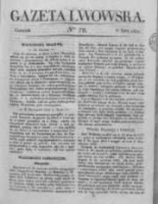 Gazeta Lwowska 1837 z dodatkiem, Nr 78