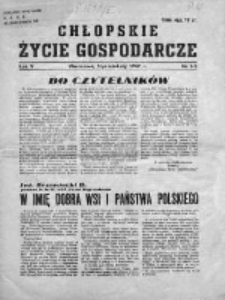 Chłopskie Życie Gospodarcze 1947, Nr 1-2