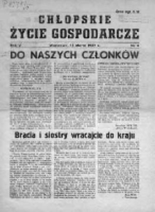 Chłopskie Życie Gospodarcze 1947, Nr 4
