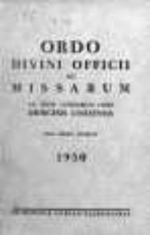 Ordo Divini Officii ac Missarum ad usum Vernerabilis Cleri Dioecesis Lodzensis pro Anno Domini 1950