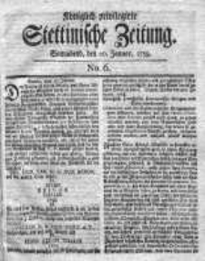 Stettinische Zeitung. Königlich privilegirte 1759, Nr 6