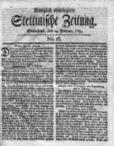 Stettinische Zeitung. Königlich privilegirte 1759, Nr 16